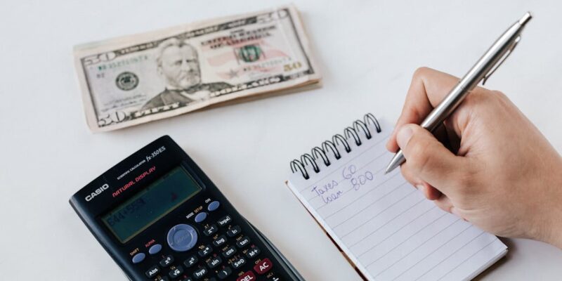 Financial planning documents for debt consolidation